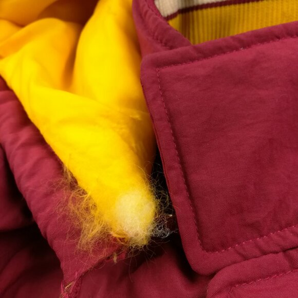 Vintage Washington Redskins Puffer Jacket Starter Pro Line Hooded Mens Large - Picture 11 of 14